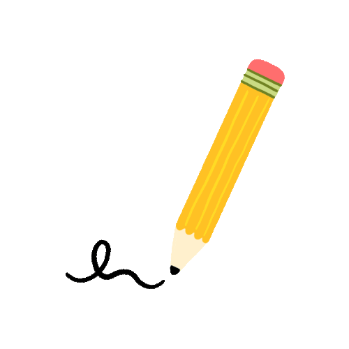 Animated drawing pencil